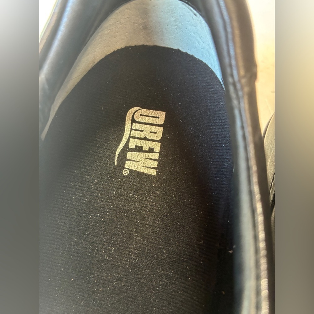 DREW PRAGUE Orthotic Women’s Size 10.5 EE, Black Leather, Lace Up Shoe, Like NEW - Picture 8 of 10